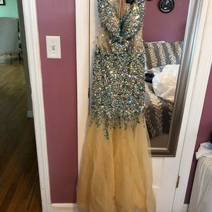 Beaded prom dress size 4